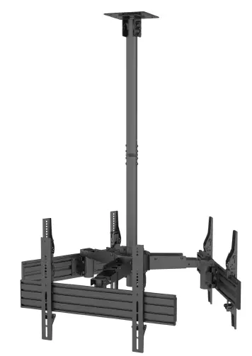 CONCEPTRONIC-650371-32"-65"-Ceiling-Mount-Triple-Screen-TV-Bracket-PRO