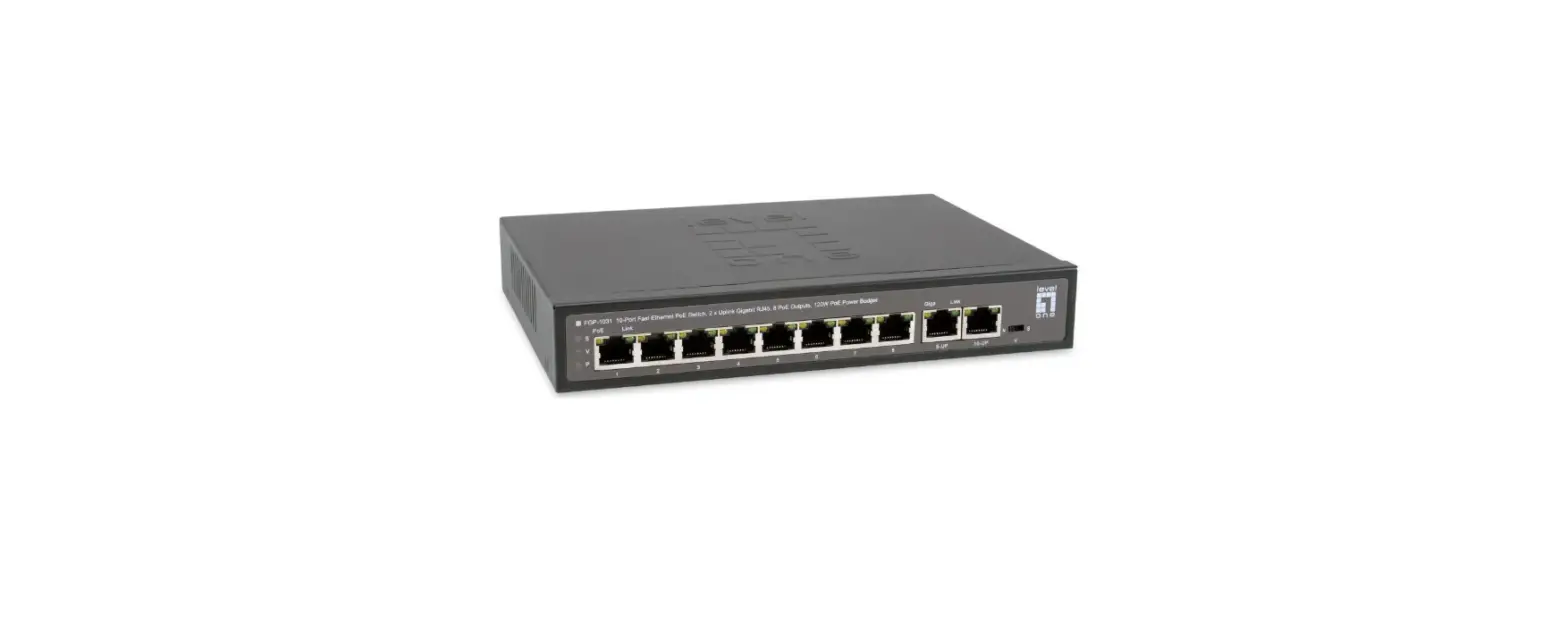 Level One Fgp-1031 10-port Fast Ethernet Poe Switch Instructions Level One Fgp-1031 10-port Fast Ethernet Poe Switch Instructions