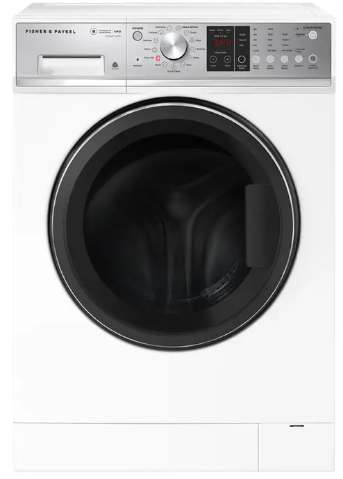 FISHER PAYKEL WH1060P4 Front Loader Washing Machine, 10kg, Steam Care