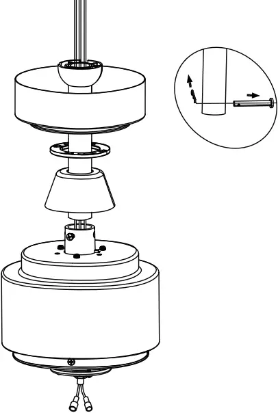 BBCPD1725A2 - Attaching the fan 3