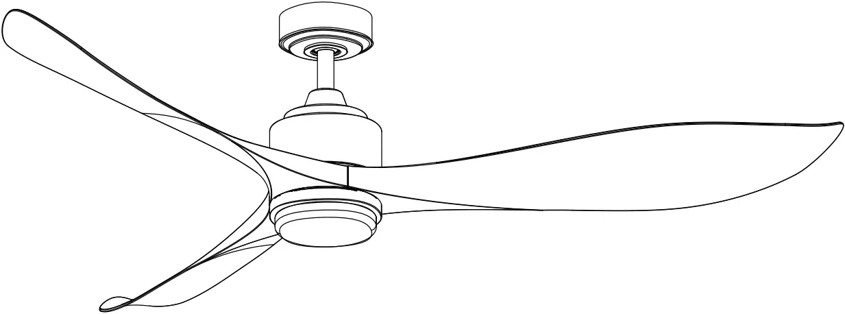 Parrot Uncle BBCPD1725A2 Indoor Ceiling Fan