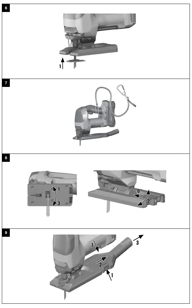 HILTI SJD 6 22 Cordless Jig Saws - Fig 1