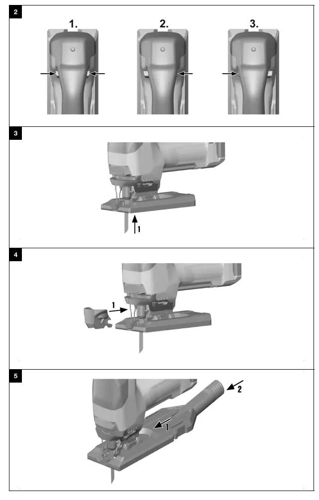 HILTI SJD 6 22 Cordless Jig Saws - Fig 1