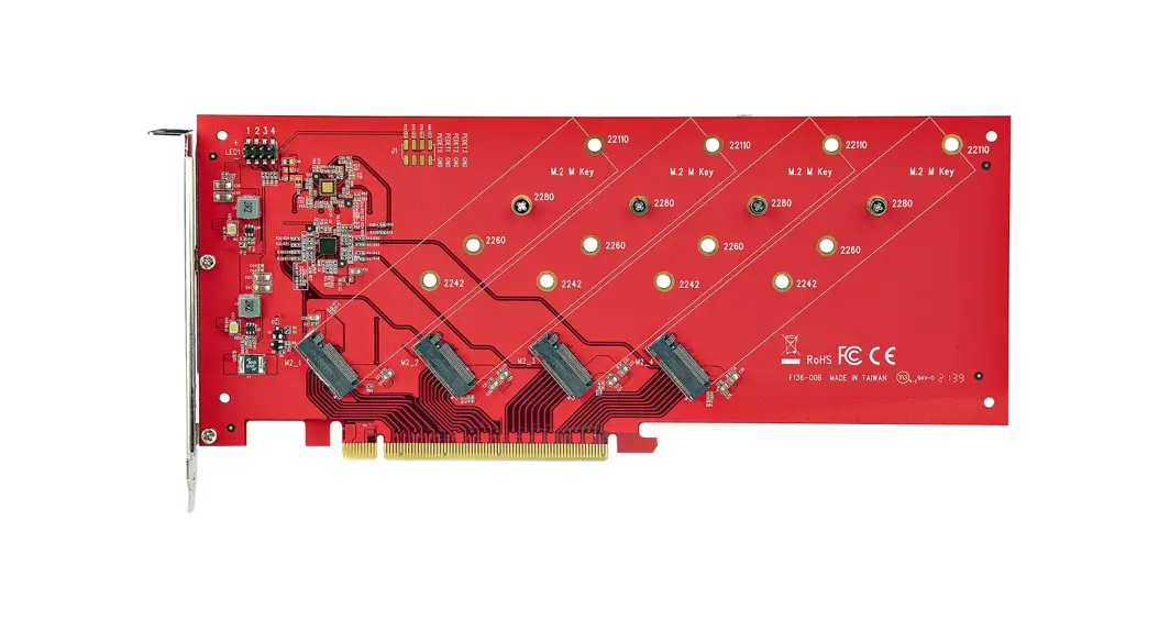 Startech Quad-m2-pcie-card-b Pci Express X16 To Quad M.2 Pcie Ssd Adapter User Guide Startech Quad-m2-pcie-card-b Pci Express X16 To Quad M.2 Pcie Ssd Adapter User Guide