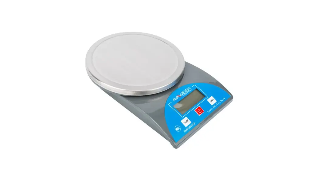 Avaweigh Pcr10 10 Lb Round Digital Portion Control Scale User Manual