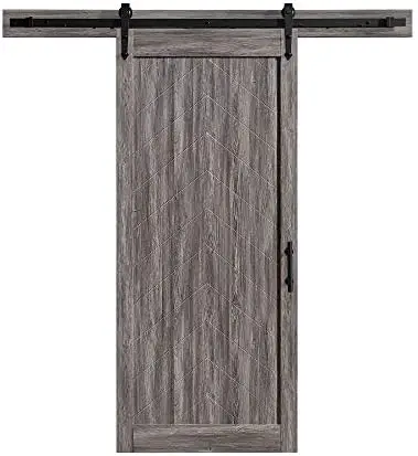 OVE Cooper Sliding Barn Door Mechanism in 36 in x 84