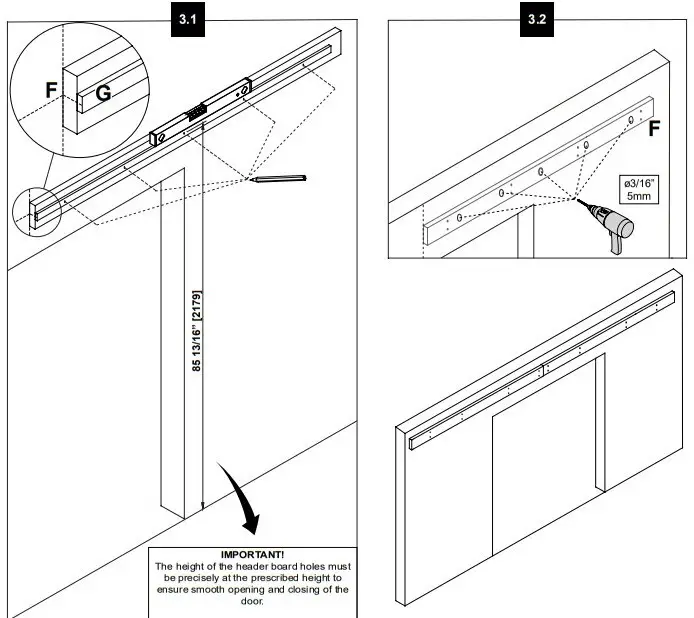 Support Bar Installation