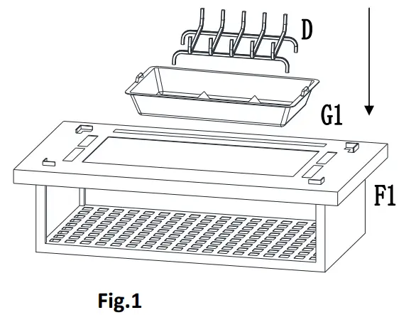 SUNJOY GROUP A304001100 Farmington Wood Burning Fireplace - Fig 10