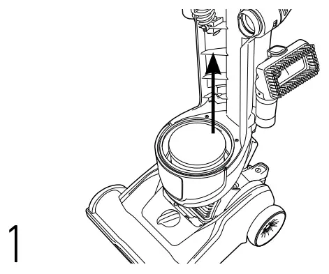 Hoover UH75250 Elite Swivel XL Pet Upright Vacuum - figure 11