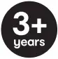 3+years