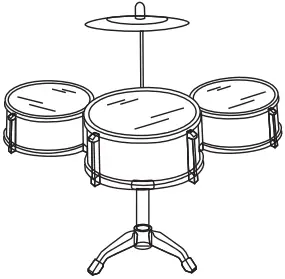 Westminster Desktop Drum Set 05