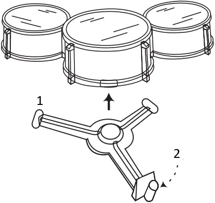Westminster Desktop Drum Set A01