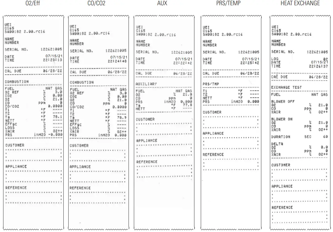 UEI TEST INSTRUMENTS C165+ Residential Commercial Combustion Analyzer-FIG23