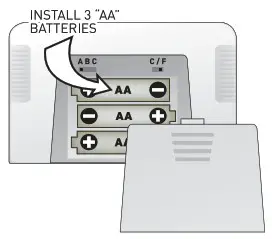 ACURITE 00616 Wireless Weather Thermometer Instruction Manual - Setup1