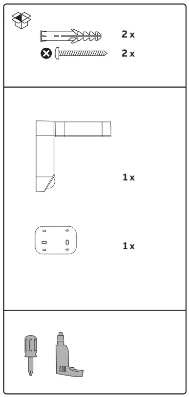 CALEX 5401001800 Smart Outdoor Solar Outdoor Lamp Smart Wall Lamp - fig