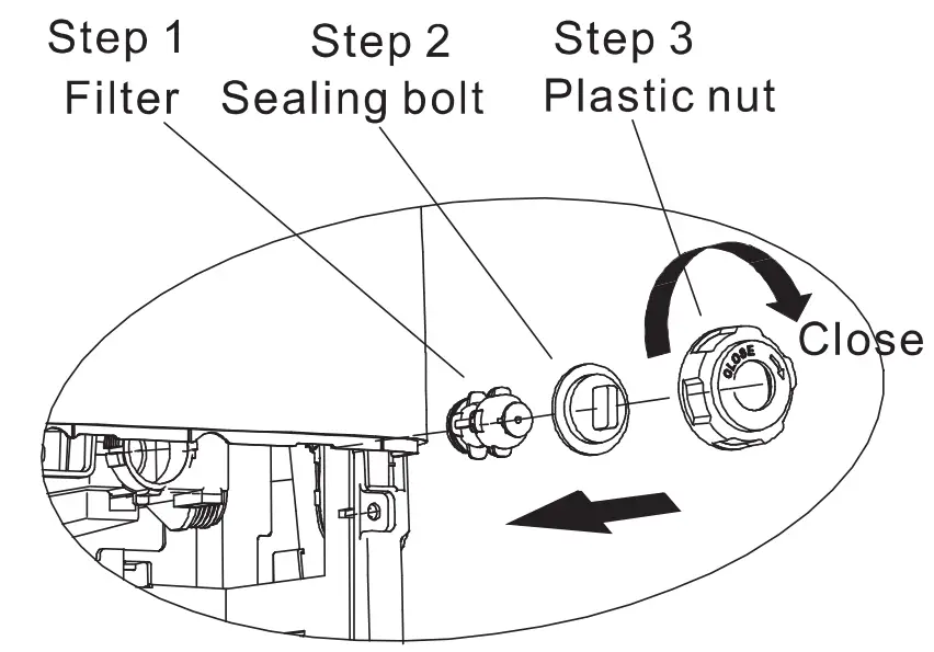 Hisense DH5021KP1W 50 Pint (23.7L) Capacity, 2-Speed Dehumidifier - fig 22