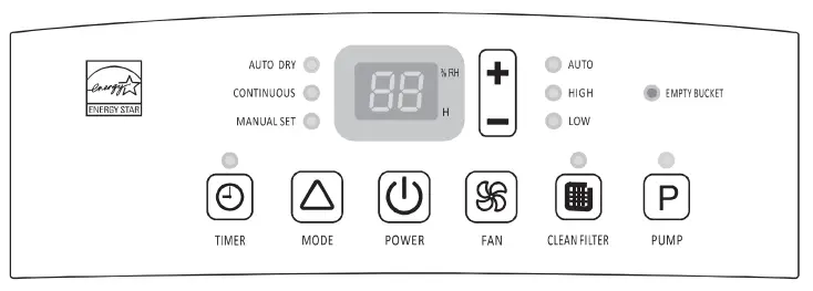 Hisense DH5021KP1W 50 Pint (23.7L) Capacity, 2-Speed Dehumidifier - fig 3