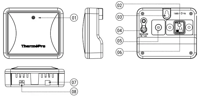 ThermoPro TP-68B TP-68C Wireless Weather Station - outdoor