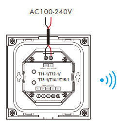 SKYDANCE T111 Wall Mounted Touch Panel - Fig8