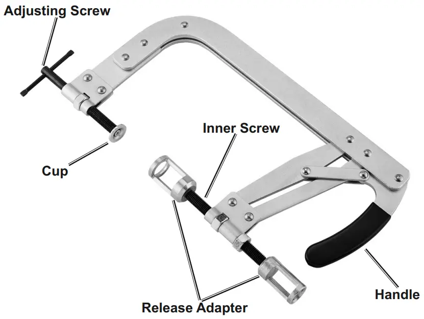 MADDOX MD12 Large Valve Spring Compressor - fig