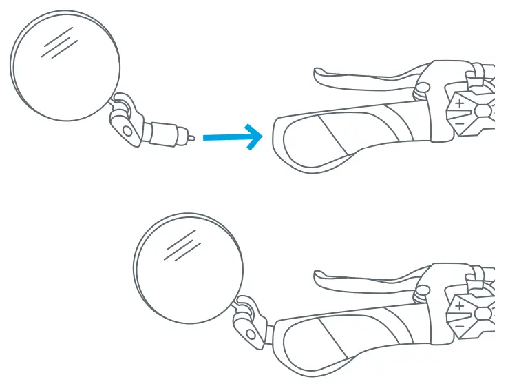 LECTRIC eBIKE Handle Bar Mirror - STEP4