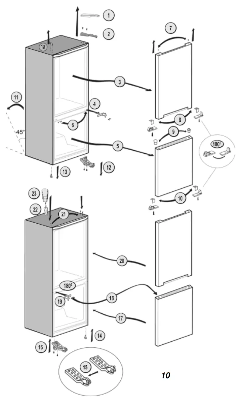 beko RCSA270K30WN Refrigerator Freezer Type I - fig2