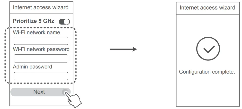 HUAWEI WS7200-20 Wifi AX3 3000Mbps - Wi-Fi password