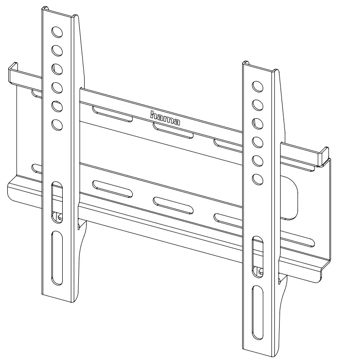 hama 00108714 19 inch To 46 inch Fixed Flat TV Bracket -