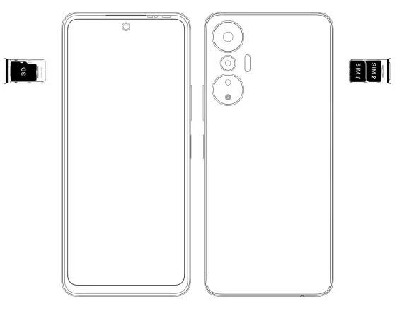 SIM/SD card installation