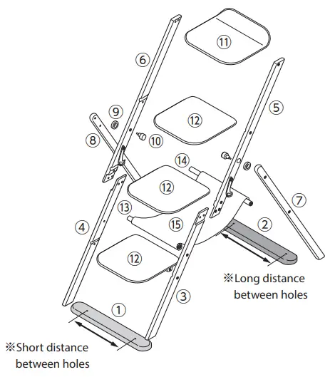 Richell 70009 Cat Foldable Ladder - Figure 1