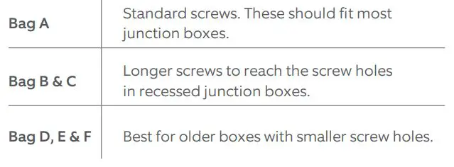 ring Floodlight Cam Wired Pro - Choose your screws.