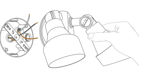 ring Floodlight Cam Wired Pro - With power off at the breaker