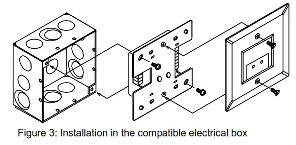 POTTER SCM-4 Single Contact Module - electrical box