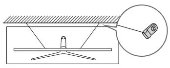 SAMSUNG 8 Series Crystal UHD 4K Smart TV User Manual - Connect the brackets fixed