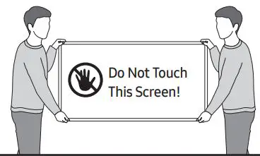 SAMSUNG 8 Series Crystal UHD 4K Smart TV User Manual - Do Not Touch This Screen