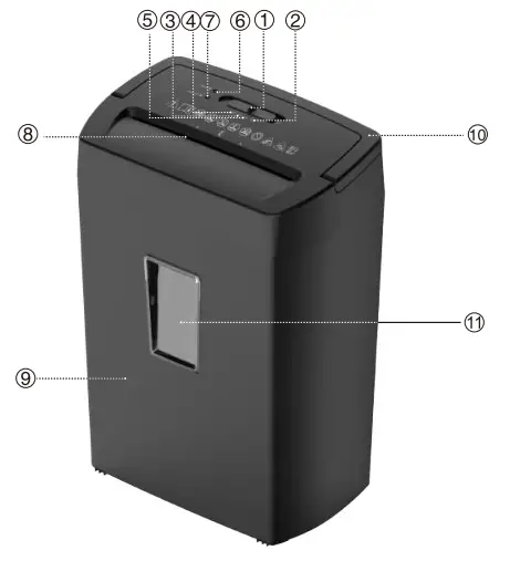 bonsaii-C275-A-12-Sheet-Cross-Cut-Shredder-FIG-2