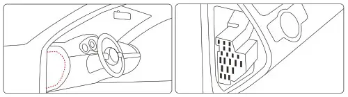 AZDOME JYX03 Dual Dash Cam - INSTALLATION 1