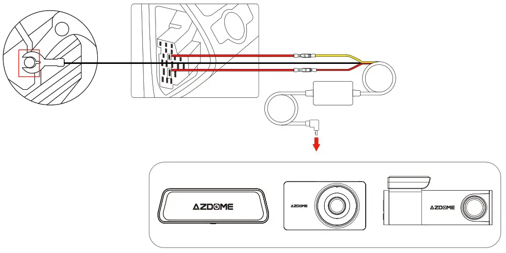 AZDOME JYX03 Dual Dash Cam - INSTALLATION 11