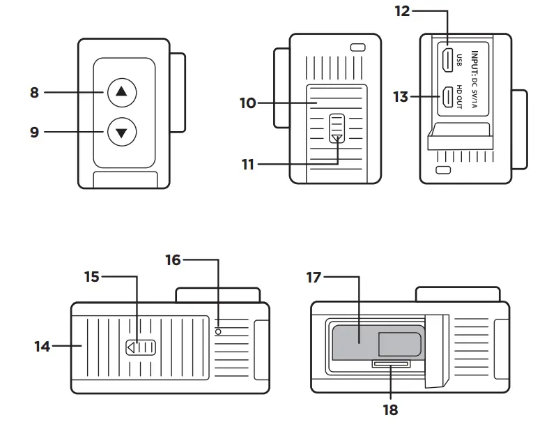 NATIONAL GEOGRAPHIC 80-83003 4K WiFi Waterproof Action Camera - Fig 3