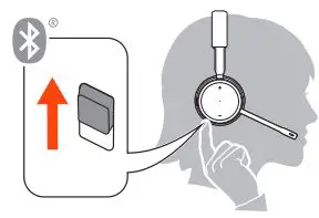 poly Voyager 4200 UC Series Bluetooth Office Headset User Guide - Pair to mobile device