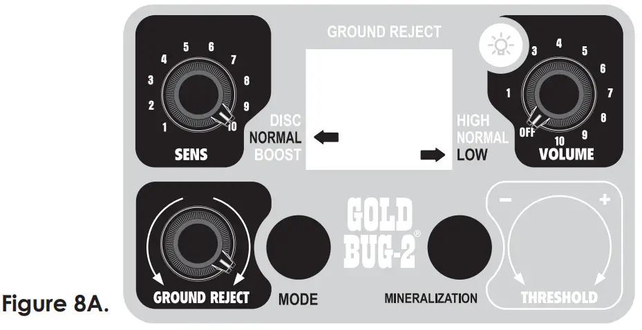 FISHER GOLD BUG 2 Metal Detector - Figure 8