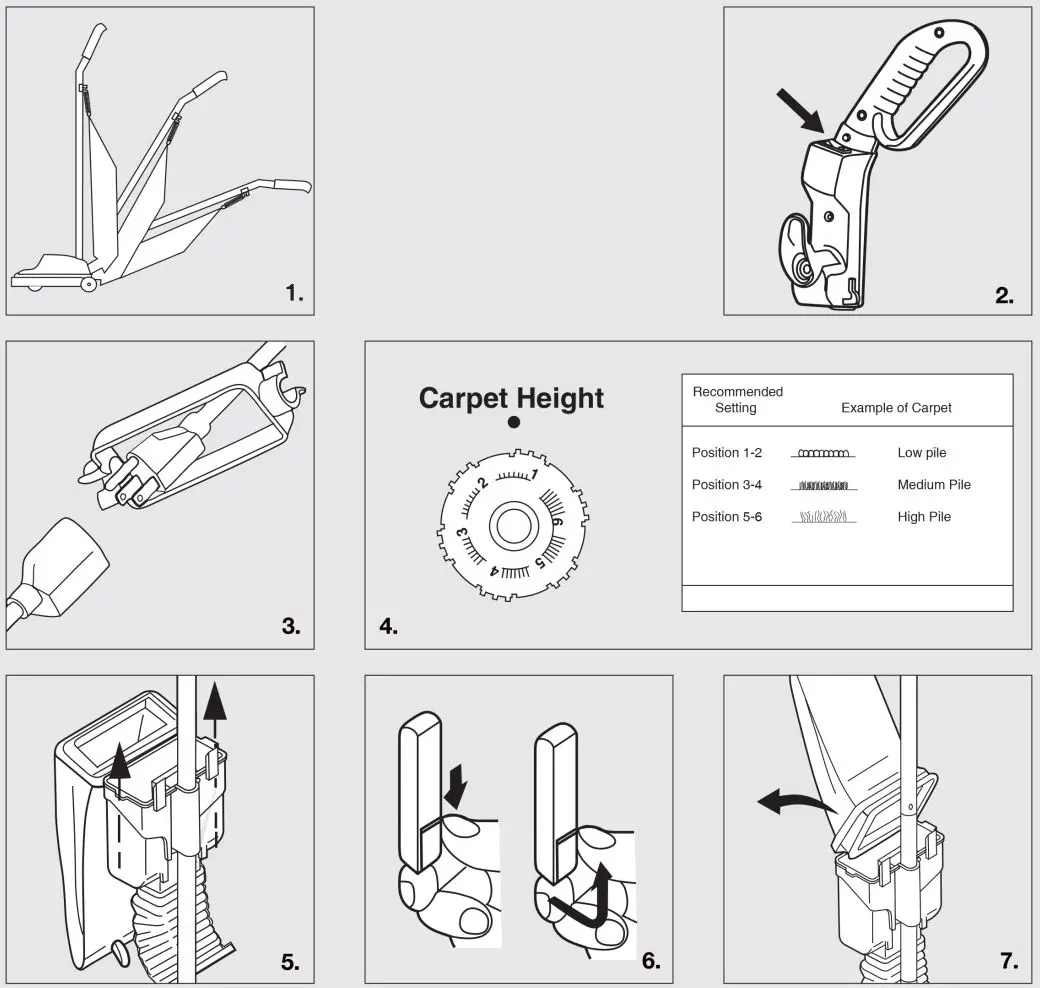 Powr-Flite PF712DC Commercial Upright Vacuum CLeaner User Manual - How to Use