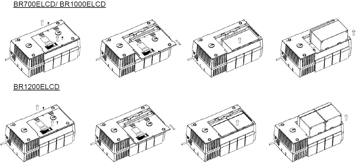 CyberPower BR700ELCD Backup UPS System BATTERY REPLACEMENT