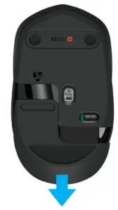 logitech M335 800 DPI Wireless Mouse - REPLACE BATTERIES