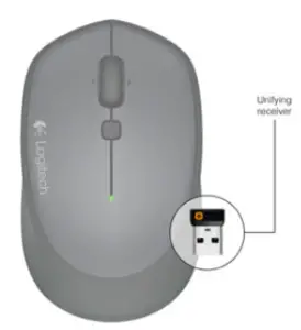logitech M335 800 DPI Wireless Mouse - UNIFYING RECEIVER