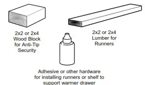 MONOGRAM Electric Warming Drawer ZJ7000-MATERIALS 2