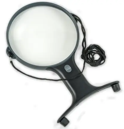 CARSON HF-66 Magnishine 2x LED Lighted Hands-Free Magnifier