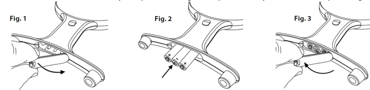 installing batteries
