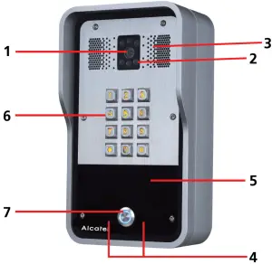 Alcatel SD602 Heavy Duty Video Access Control - Description