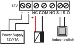 Alcatel SD602 Heavy Duty Video Access Control - fig